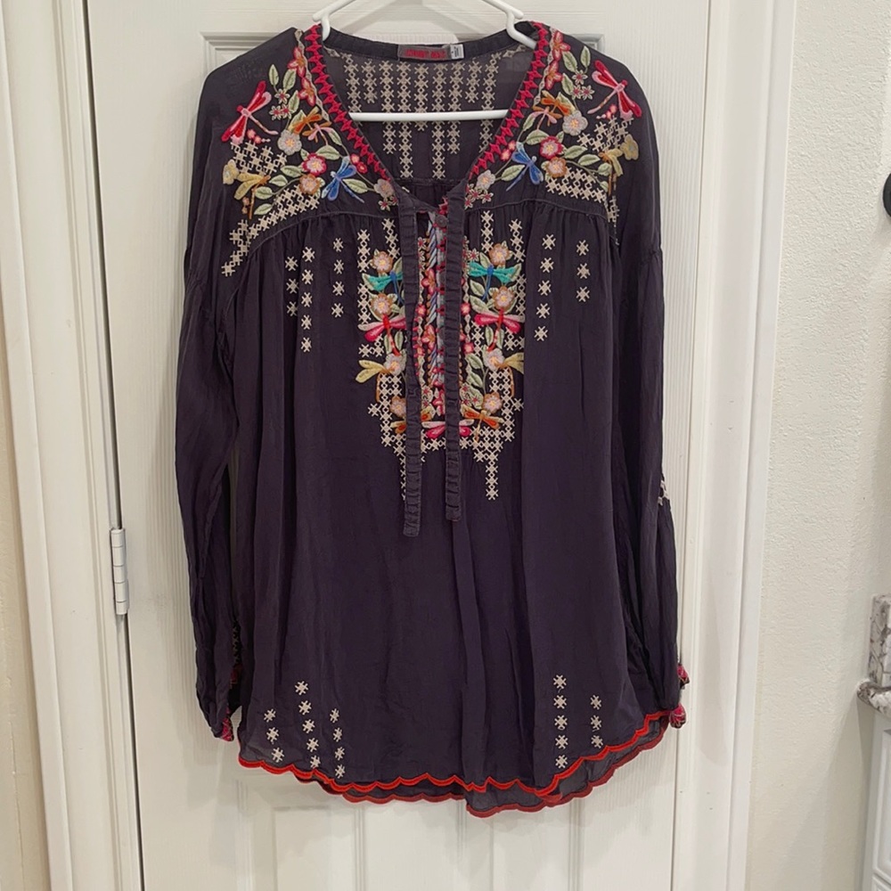 Size large Johnny Was top.
